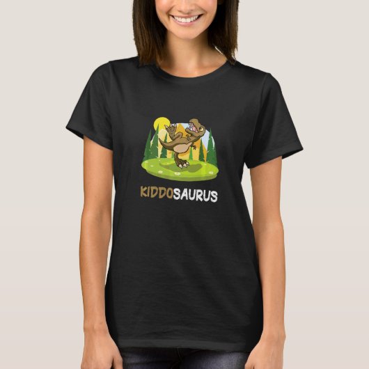 Kiddosaurus Dinosaurier Niedlich Kiddo Rex T-Shirt (Vorderseite)