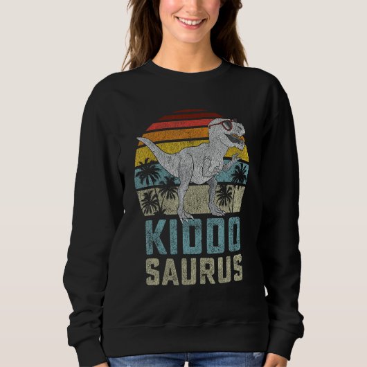 Kiddosaurus Rex Dinosaur Kiddo Saurus Family Match Sweatshirt (Vorderseite)