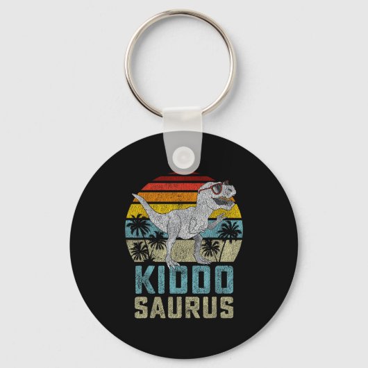 Kiddosaurus T Rex Dinosaur Kiddo Saurus Family Mat Schlüsselanhänger (Vorderseite)