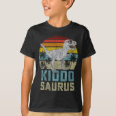 Kiddosaurus T Rex Dinosaur Kiddo Saurus Family Mat T-Shirt (Vorderseite)