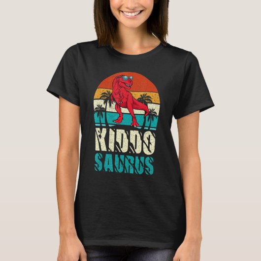 Kiddosaurus T Rex Dinosaur Kiddo Saurus passend F T-Shirt (Vorderseite)