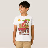 Kiddosaurus T-Rex Kids T - Shirt (Vorne ganz)