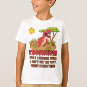 Kiddosaurus T-Rex Kids T - Shirt (Vorderseite)
