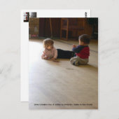 Kidds Vortrag hören... Postkarte (Vorne/Hinten)