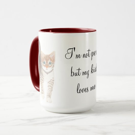 Kiddy Liebe Große Tasse (Vorderseite Links)