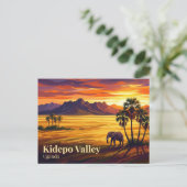 Kidepo Valley Nationalpark Uganda Postkarte (Stehend Vorderseite)
