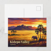 Kidepo Valley Nationalpark Uganda Postkarte (Vorne/Hinten)