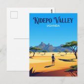 Kidepo-Valley-Nationalpark Uganda Postkarte (Vorne/Hinten)