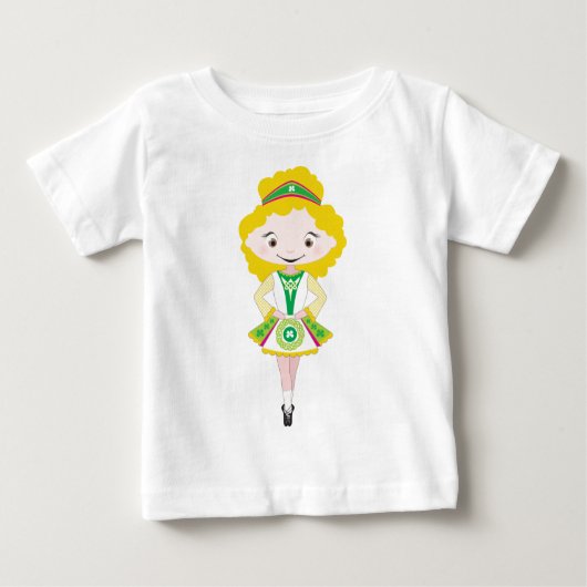 KIDLETS: irische Tänzerblonde Baby T-shirt (Vorderseite)