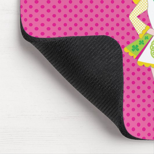 KIDLETS: irische Tänzerblonde Mousepad (Ecke)