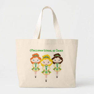 KIDLETS irische Tänzerin Tanzschuhtasche Gruppe TR Jumbo Stoffbeutel