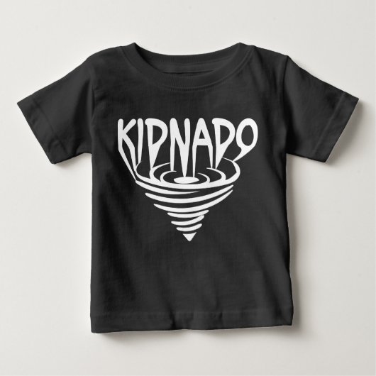 Kidnado Kleinkind Langschläfer T-Shirt Weißer Funn (Vorderseite)