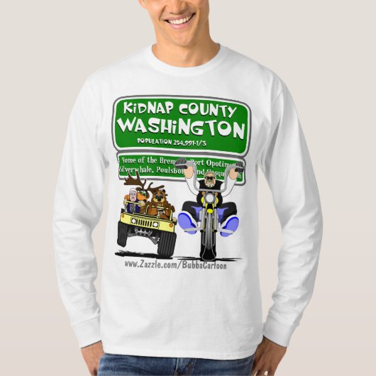 Kidnap Landkreis Washington T-Shirt (Vorderseite)
