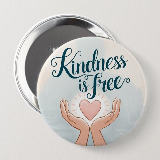 Kidness is free button (Vorne & Hinten)
