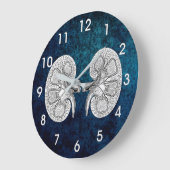 KIDNEY 2 DRAWING GROßE WANDUHR (Winkel)