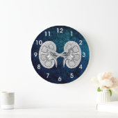 KIDNEY 2 DRAWING GROßE WANDUHR (Zuhause)