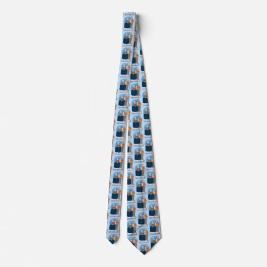 Kidney Blue Necktie Krawatte (Rückseite)