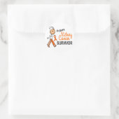 Kidney Cancer Future Survivor SFT Runder Aufkleber (Tasche)