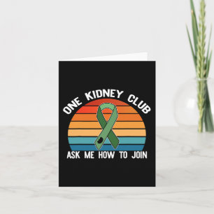 Kidney Club Fragte mir, wie ich Organspenderin-Mem Karte