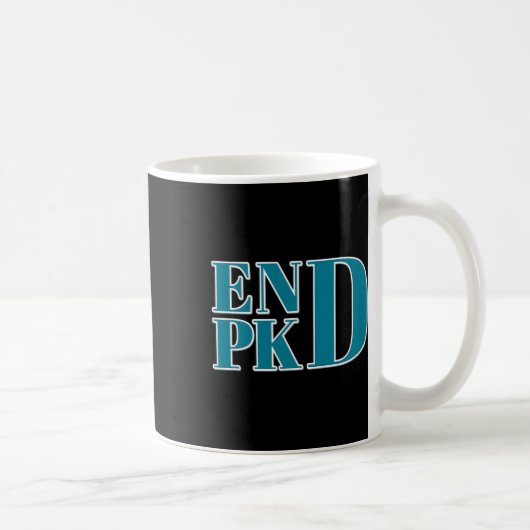 Kidney Disease Awareness End Pkd Kampf Kaffeetasse (Rechts)