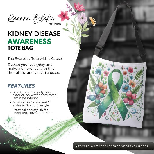 Kidney Disease Awareness Tote Bag Tragetaschen Mit Langen Trägern