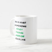 kidney disease warrior, awesome kaffeetasse (Vorderseite Links)