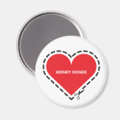 Kidney Donee Magnet (Vorderseite/Rückseite)
