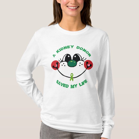 KIDNEY DONOR RETTETE MEIN LEBEN T-Shirt (Vorderseite)