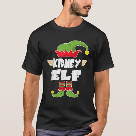 Kidney Elf Squad I Nephrology Nurse Xmas Costume T-Shirt (Vorderseite)