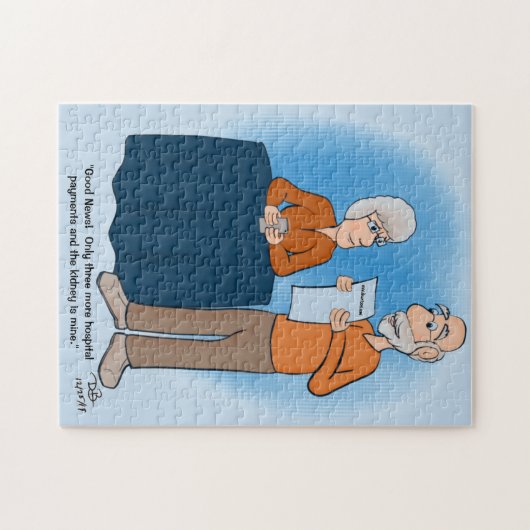 Kidney Jigsaw Puzzle (Horizontal)