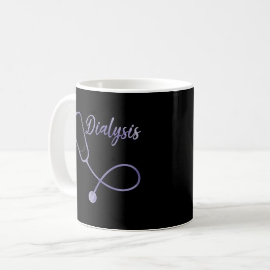 Kidney Nephrology Dialysis Kaffeetasse (Vorderseite Links)
