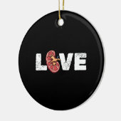 Kidney Organ Love Nephrologist Keramik Ornament (Links)