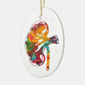 Kidney Sektion Keramik Ornament (Links)