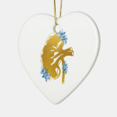 Kidney Sektion Keramik Ornament (Links)