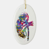 Kidney Sektion Keramik Ornament (Rechts)