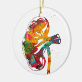 Kidney Sektion Keramik Ornament (Links)