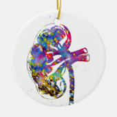 Kidney Sektion Keramik Ornament (Vorne)