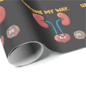Kidney Stone Survivor Funny Operation Erholung Spa Geschenkpapier (Rolleneckpunkt)
