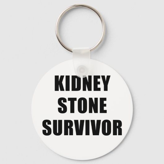 Kidney Stone Survivor Schlüsselanhänger (Vorderseite)