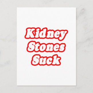 Kidney Stones Sind zum Kotzen Postkarte