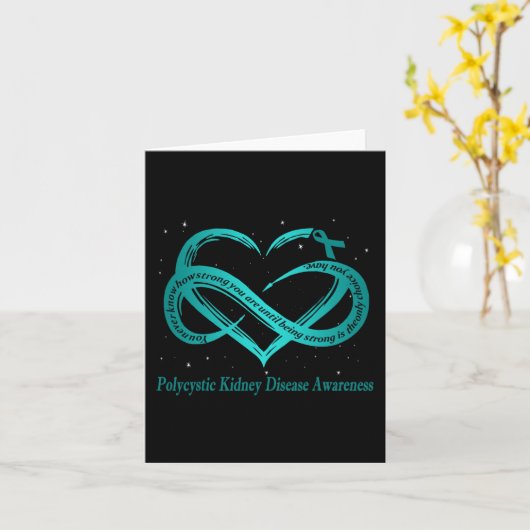 Kidnney Disease Warrior Karte (Gelbe Blume)