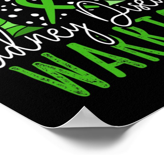 Kidnney Disease Warrior Poster (Ecke)