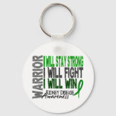 Kidnney Disease Warrior Schlüsselanhänger (Vorderseite)