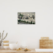 Kidron Valley am Fuße des Berges der Oliven Poster (Küche)