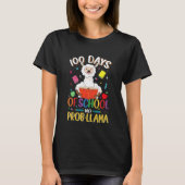 Kids 100 Days Of School No Prob-llama Llama Teache T-Shirt (Vorderseite)
