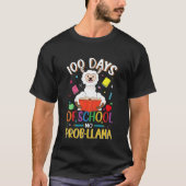 Kids 100 Days Of School No Prob-llama Llama Teache T-Shirt (Vorderseite)