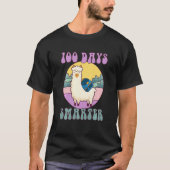 Kids 100 days smarter, Cute llama Happy 100th Day  T-Shirt (Vorderseite)