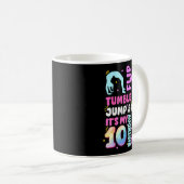 Kids 10 Year Old Bday Gymnast 10th Gymnastics Birt Kaffeetasse (VorderseiteRechts)