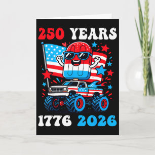 Kids 250. Jubiläum 1776 2026 USA 4. Juli B Karte