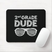 Kids 2nd Grade Dude Second Grade Byck To School  Mousepad (Mit Mouse)